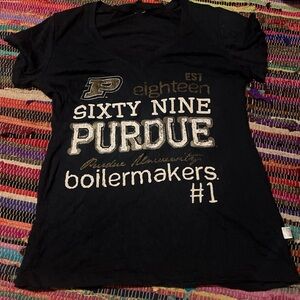Purdue Boilermakers Black T-Shirt